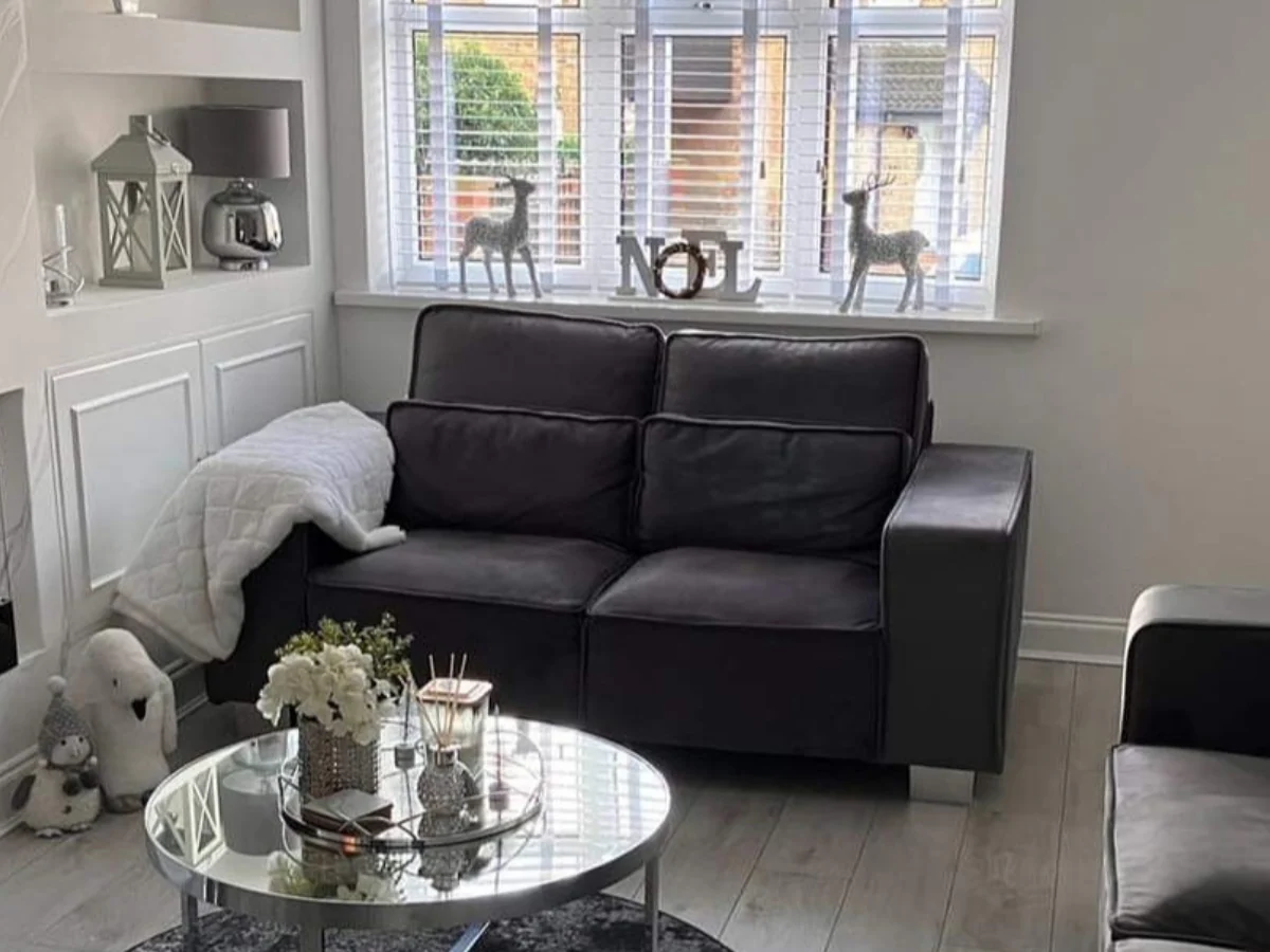 Sloane Luxury Large 2 Seater Grey - Image 3
