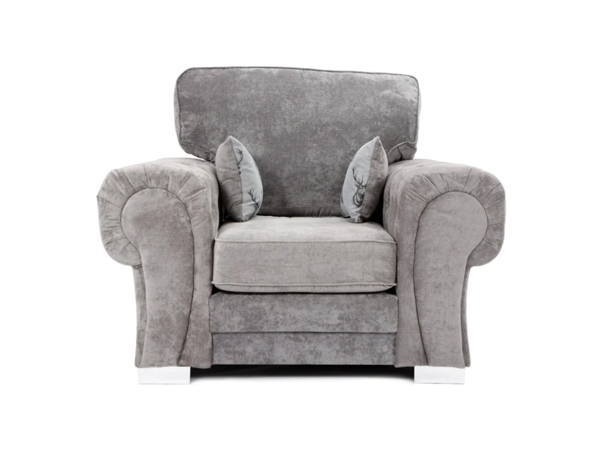 Vegas Armchair Grey - Image 4